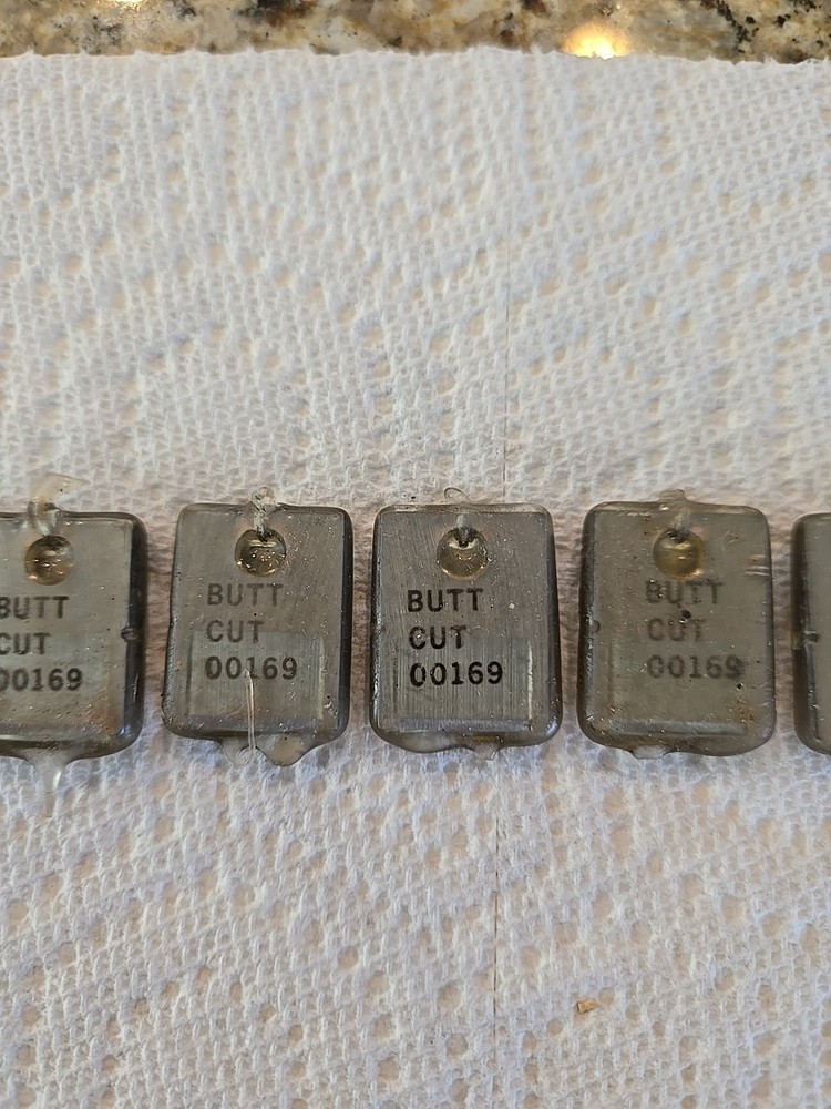 Butt Cut 00169 Blades 7 New Sets For Automatic Wire Stripper Machine