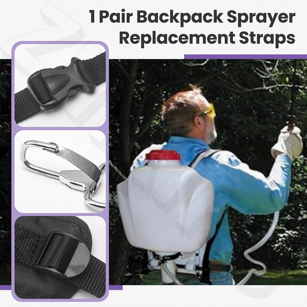 Backpack Sprayer Replacement Shoulder Straps Universal Fit Harness