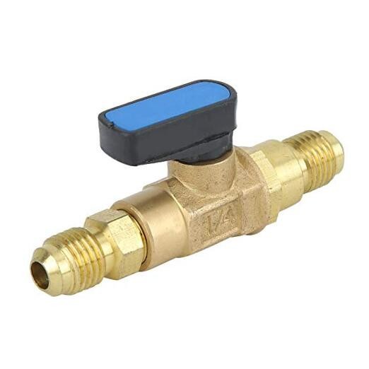 1/4SAE Air Conditioning Refrigerator Tools Refrigerant Control Valve Fitting