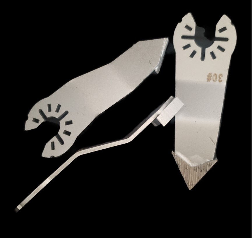 Diamond Segment Oscillating Corner Tool Attachment for Concrete - 30# Grit