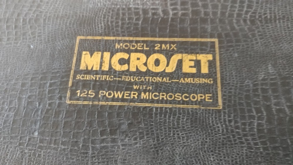 Vintage Model 2MX Microset Microscope Kit Carolyn Mfg Co NY