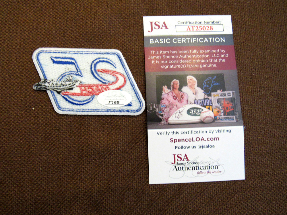 KEN COCKRELL 5 X STS ASTRONAUT SIGNED AUTO NASA SPACE SHUTTLE MACH 25 PATCH JSA
