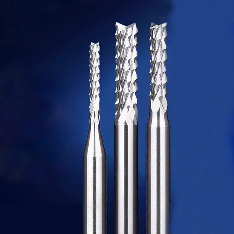 0.6mm-3.175mm Micro Solid Carbide PCB Engraving Bit Corn End Mill Cutter For CNC