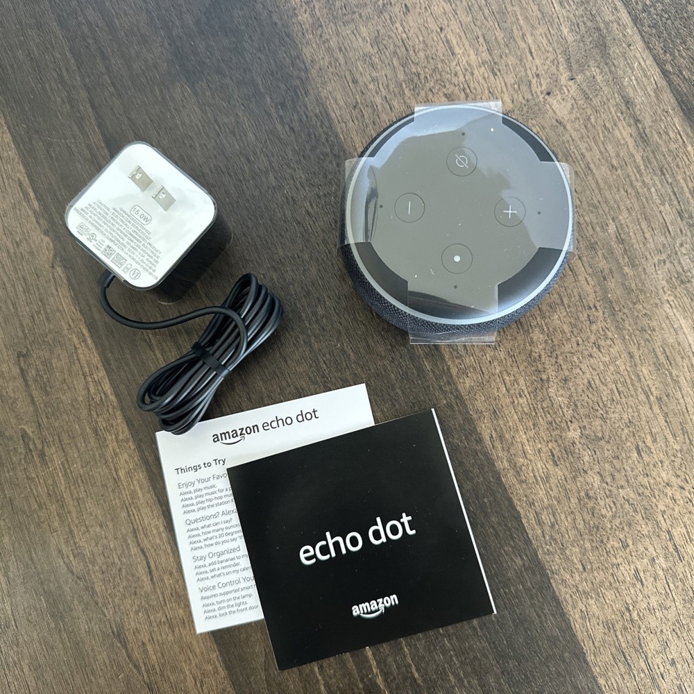 Amazon Echo Dot (3rd Generation) Smart Speaker with Alexa - Charcoal