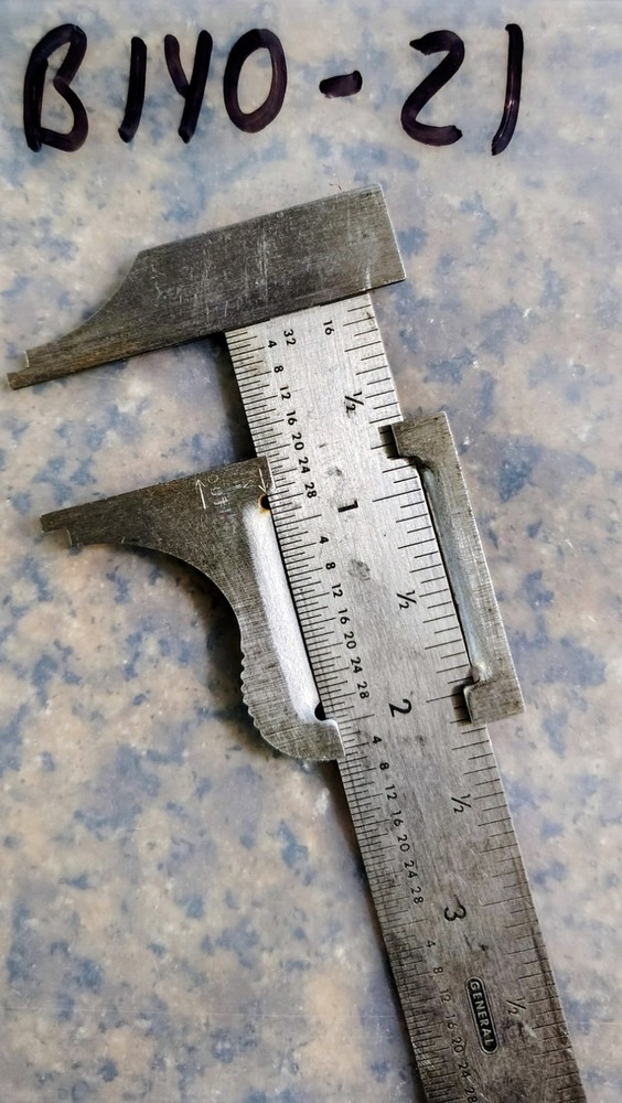 🗽VINTAGE GENERAL NO 729 5" VERNIER CALIPER