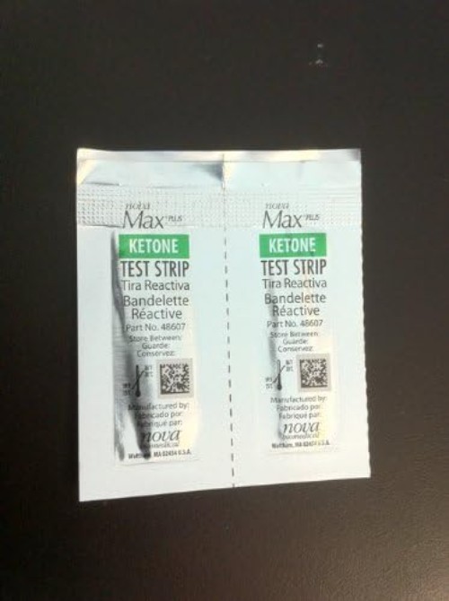 Instant Results with Plus Ketone Strips - 10 Individually Wrapped Tests