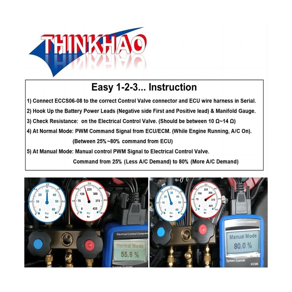 Control Valve Tester - Variable Displacement Compressor System & Electronic C...