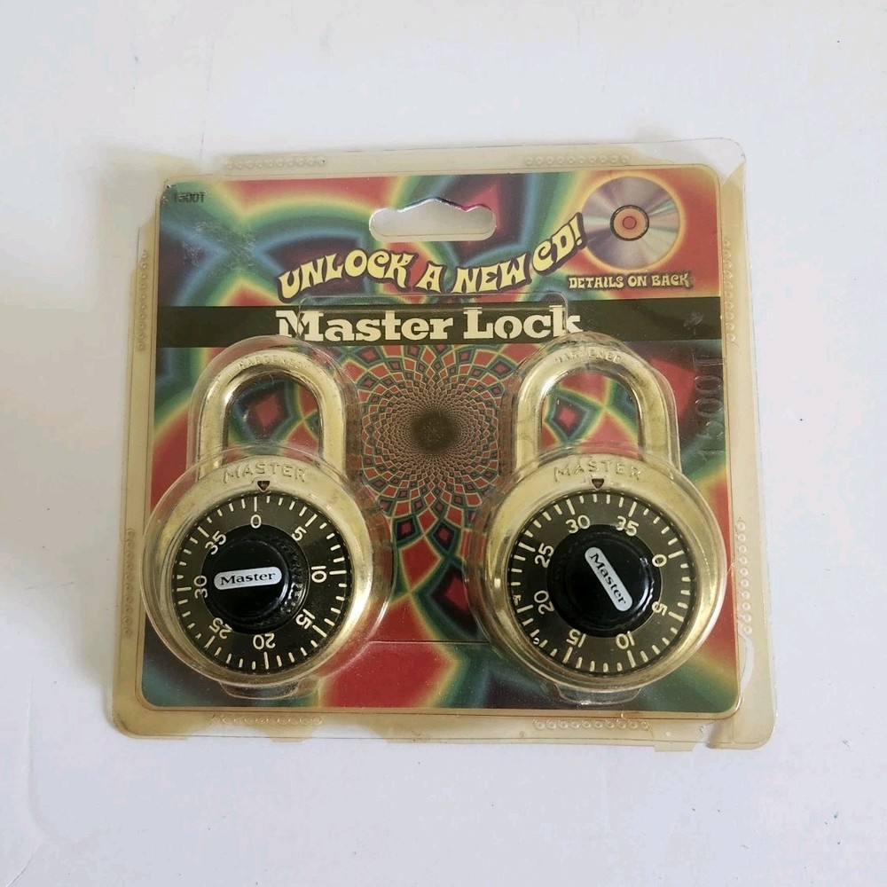 Master Lock Combination Padlocks 2-Pack MPN 1500-05404