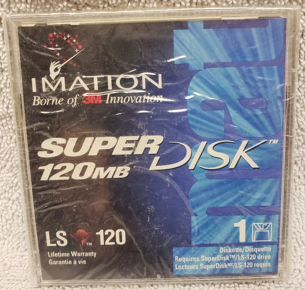 Imation SuperDisk 120MB LS-120 - SEALED