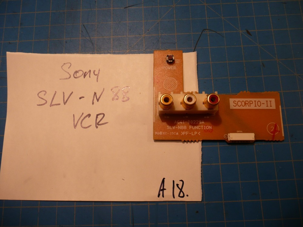 Sony SLV-N88 VCR Replacement Parts Function Circuit Board