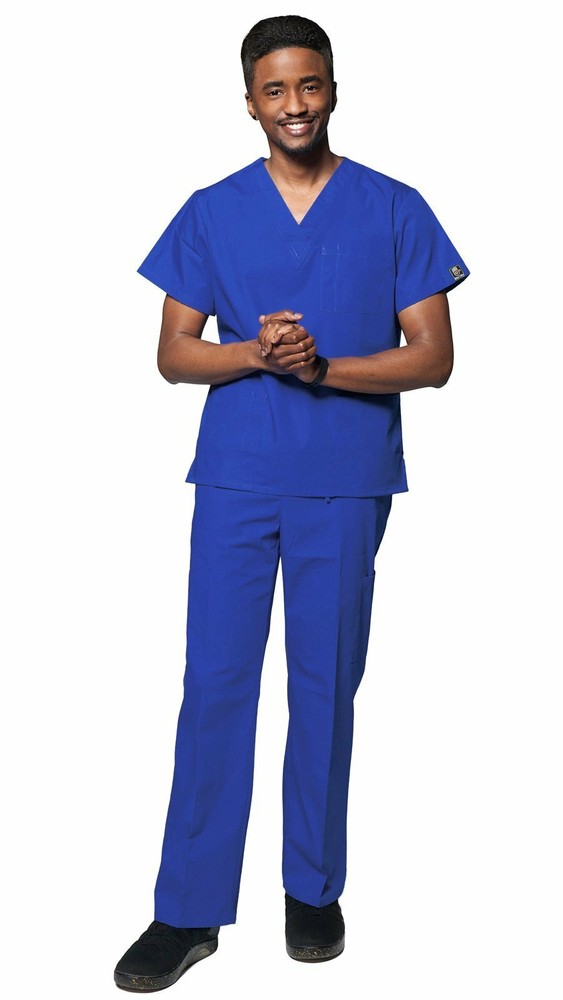 Men's Slim Cut 7 Pocket Basic Uniform Scrubs