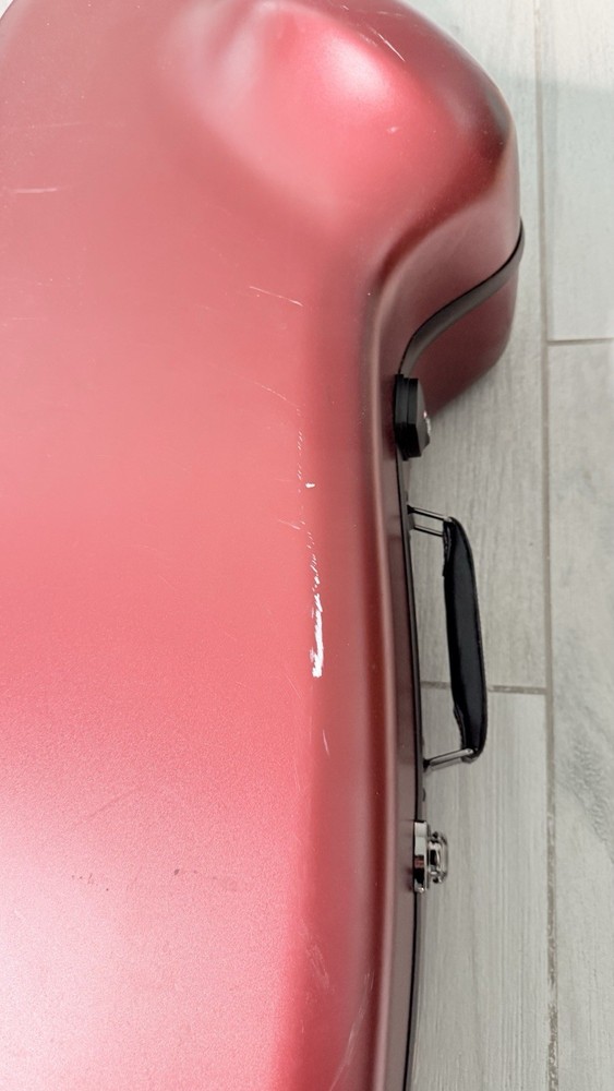 Crossrock Low A Baritone Saxophone Case with Wheels | Polycarbonate Hard Shell