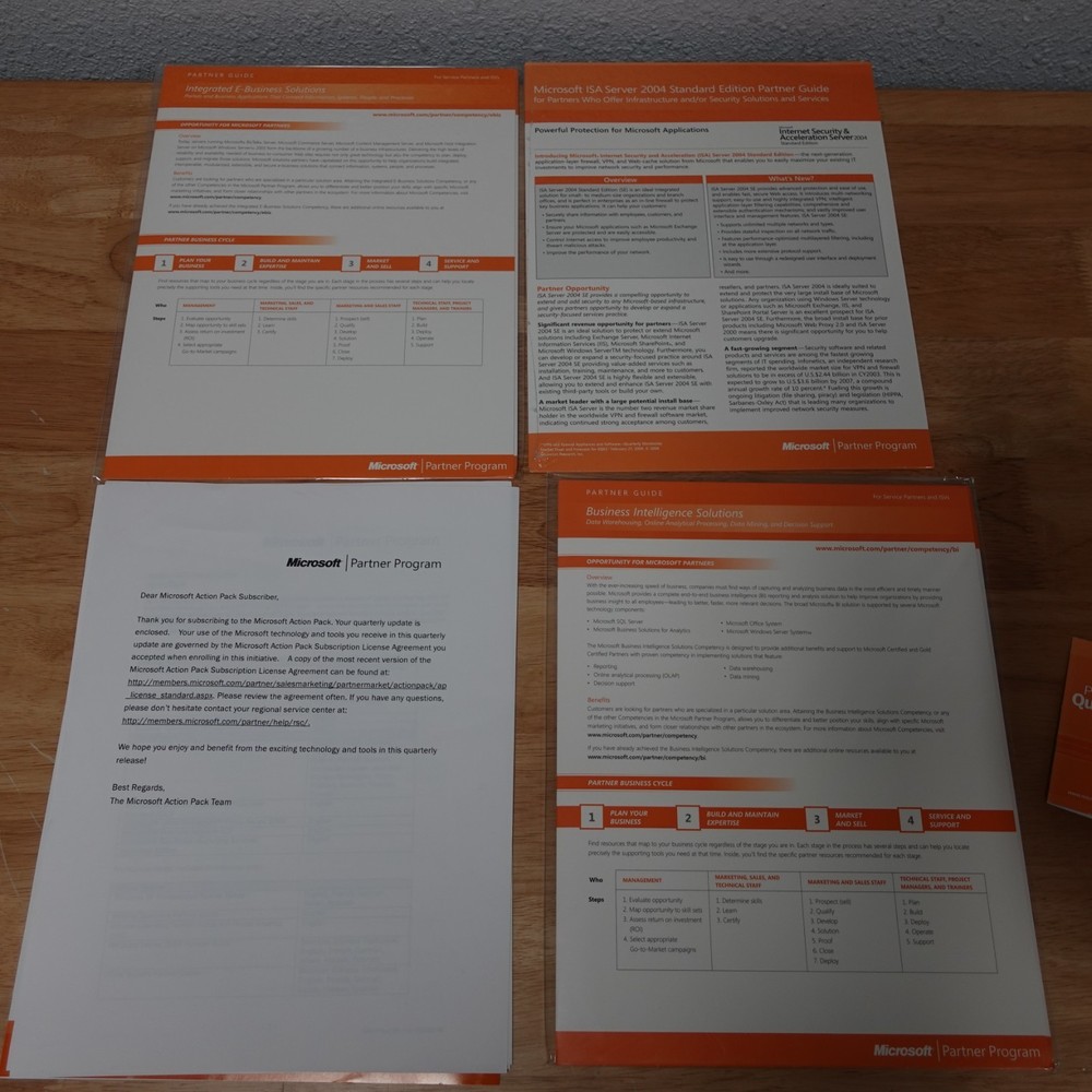 Microsoft Partner Guides 2004-2005 CS10 Program Office NT Windows Server