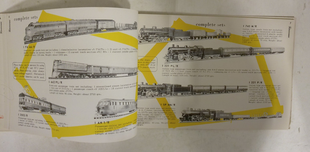 Rivarossi HO Scale 1957 General Catalog