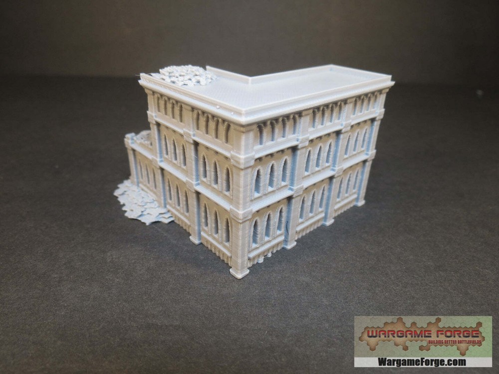 Gothic Ruined Building 14 - Wargame Forge