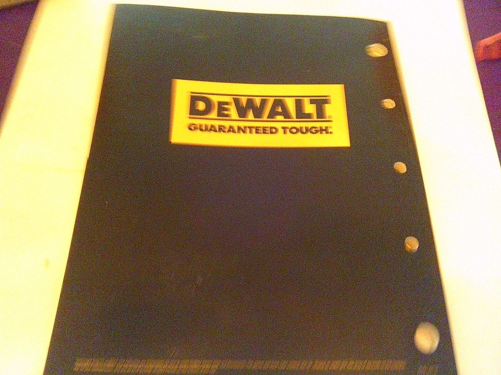 Dewalt Catalog From 2015