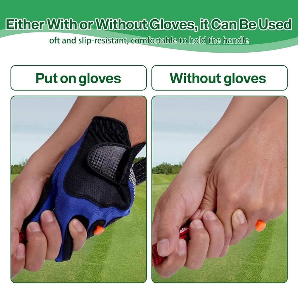 2-Pack T Grip Golf Training Aid for Proper Grip, Swing Accuracy & Consistency