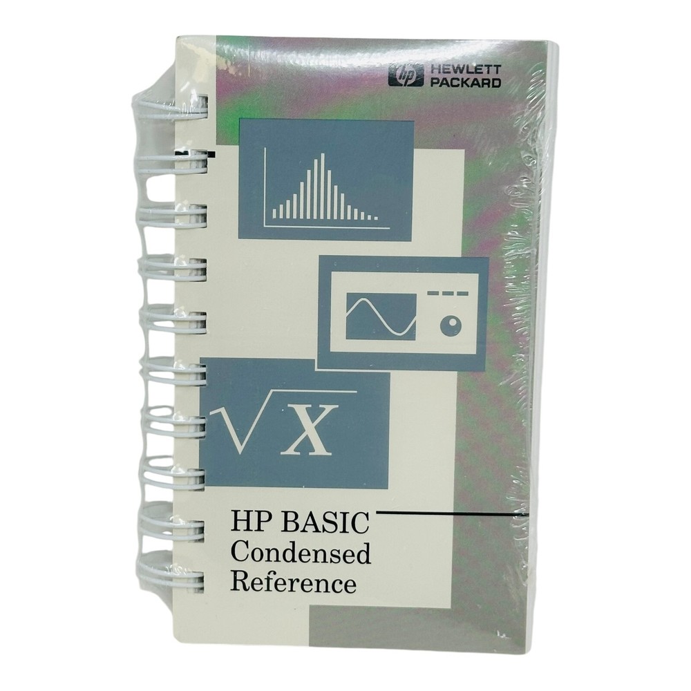 HP BASIC CONDENSED REFERENCE MANUAL P/N 98616-900005 NEW/NOS