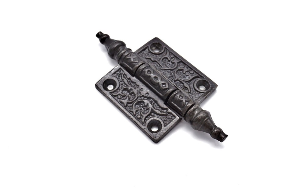 2 x 2 Cast Iron Hinge Forged Iron Hinge Victorian Hinge Hinge Cabinet Hinge Each