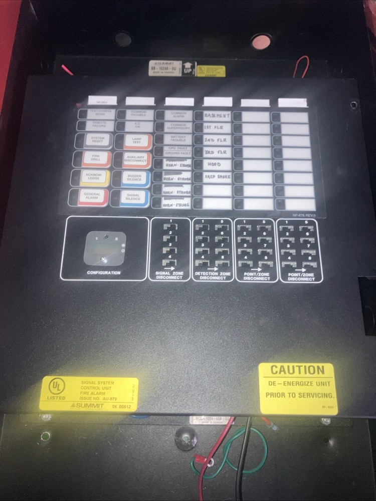 Summit Signal System Control Unit Fire Alarm System SFC 308K