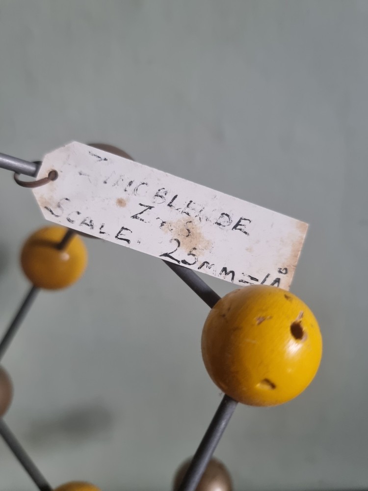 Vintage Molecular Atomic Structure Model Zinc 1950s 1960s Science Bottisham CSL