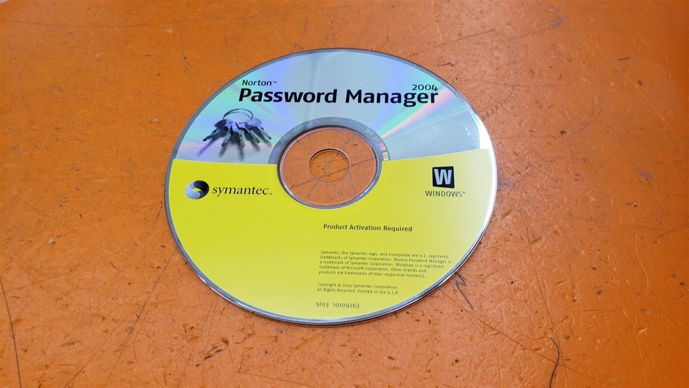 ⭐️⭐️⭐️⭐️⭐️Symantec Norton Password Manager 2003