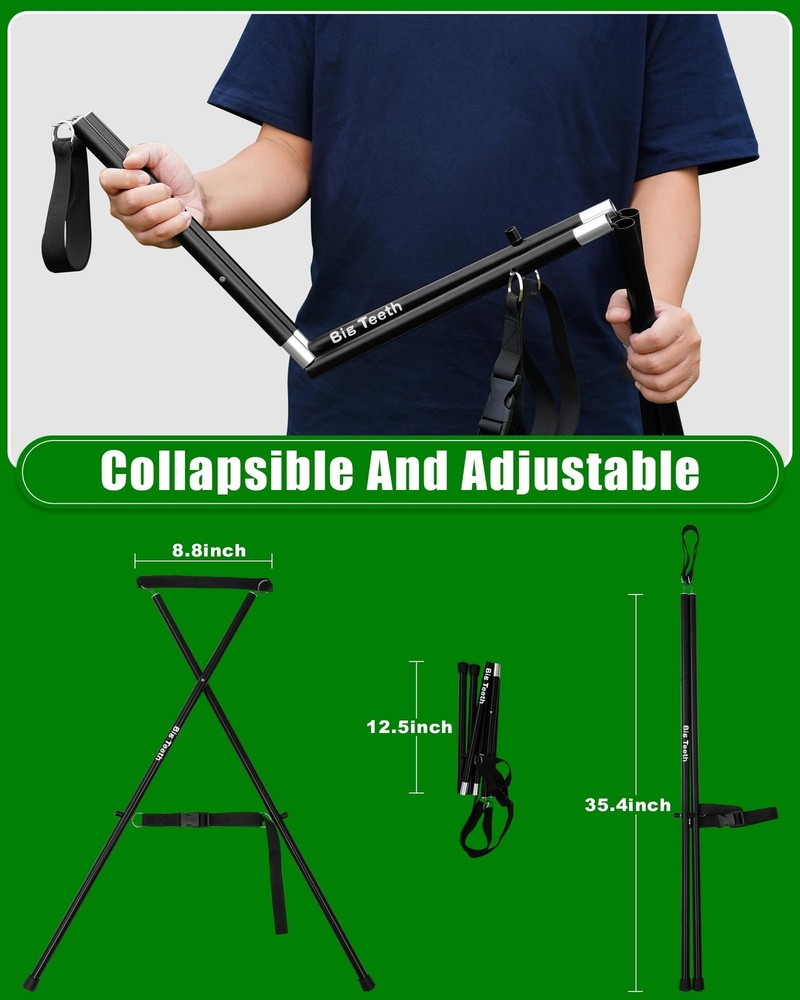 Lightweight Attachable Golf Bag Stand Portable Foldable Accessory Legs