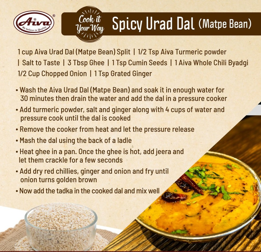 Aiva Urad Dal 4 LB