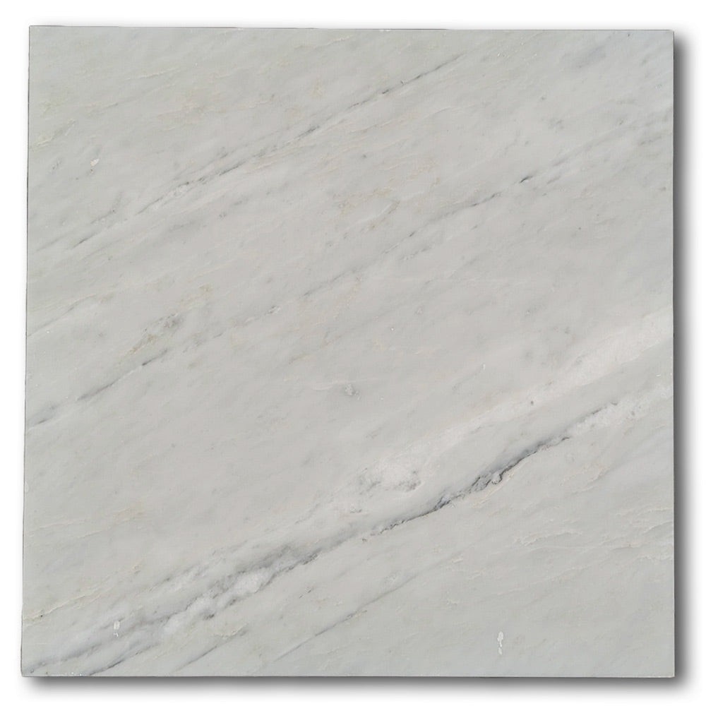 White Marble Tile 18x18 Oriental White First Snow Elegance Marble Polished Tile