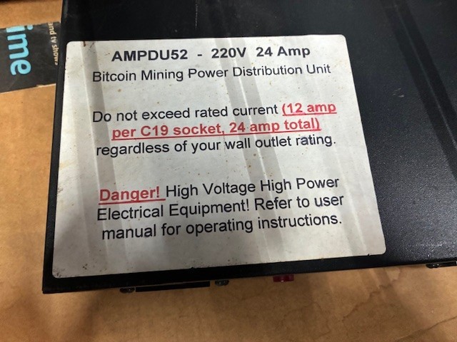 AMPDU52 220v 24amp PDU