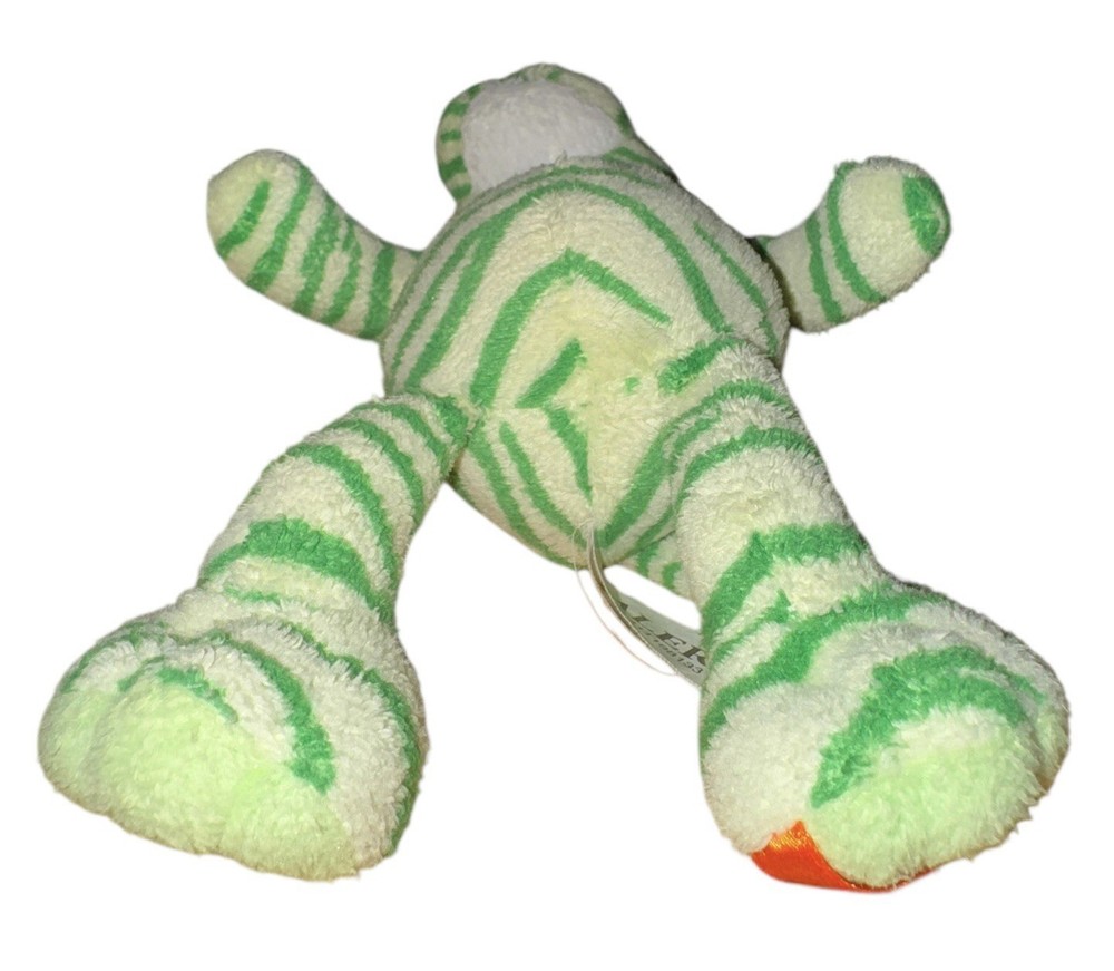 Reese's Peanut Butter Easter 8" Tiger Plush Green White Stripped Stuffed Toy