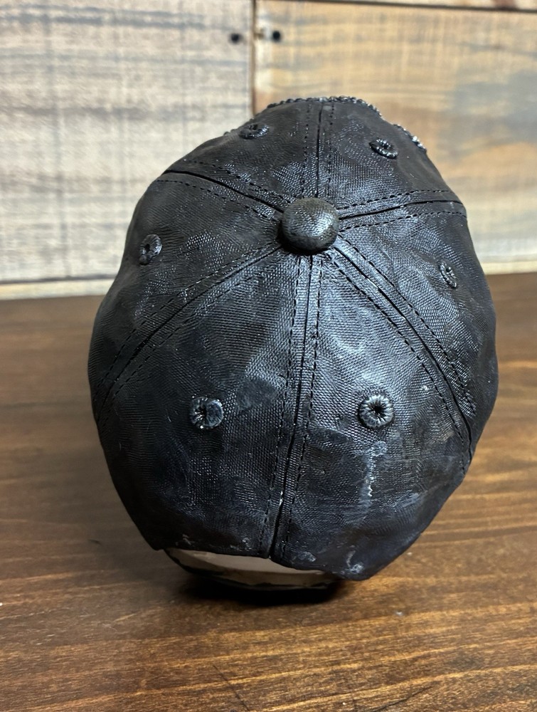 5" SKULL WITH SUNGLASSES AND CAP POLY RESIN