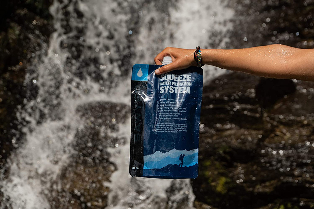 Squeezable Pouches for Squeeze Water Filtration System