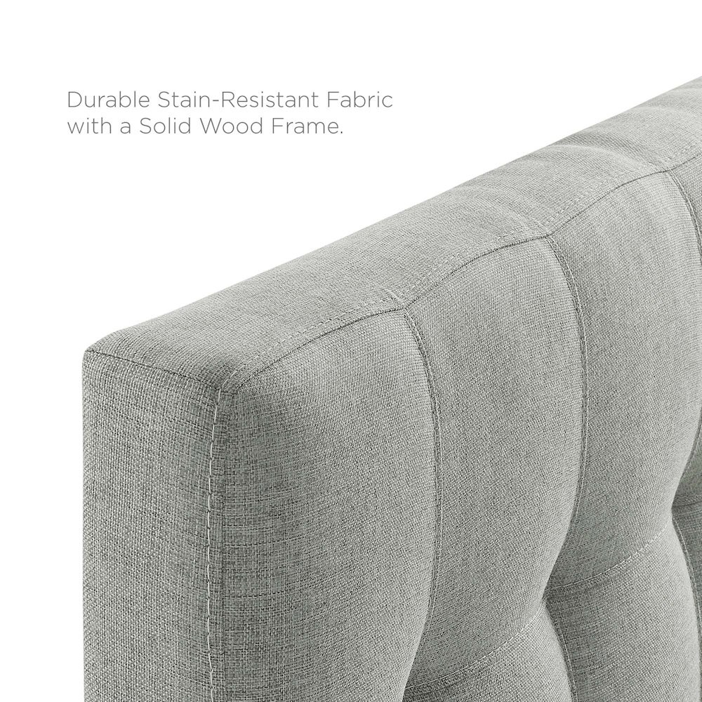 Lily Upholstered Fabric Twin Headboard