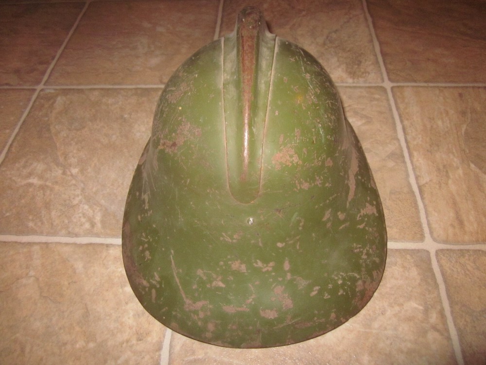 Rare early Soviet USSR fireman's fire helmet !!!