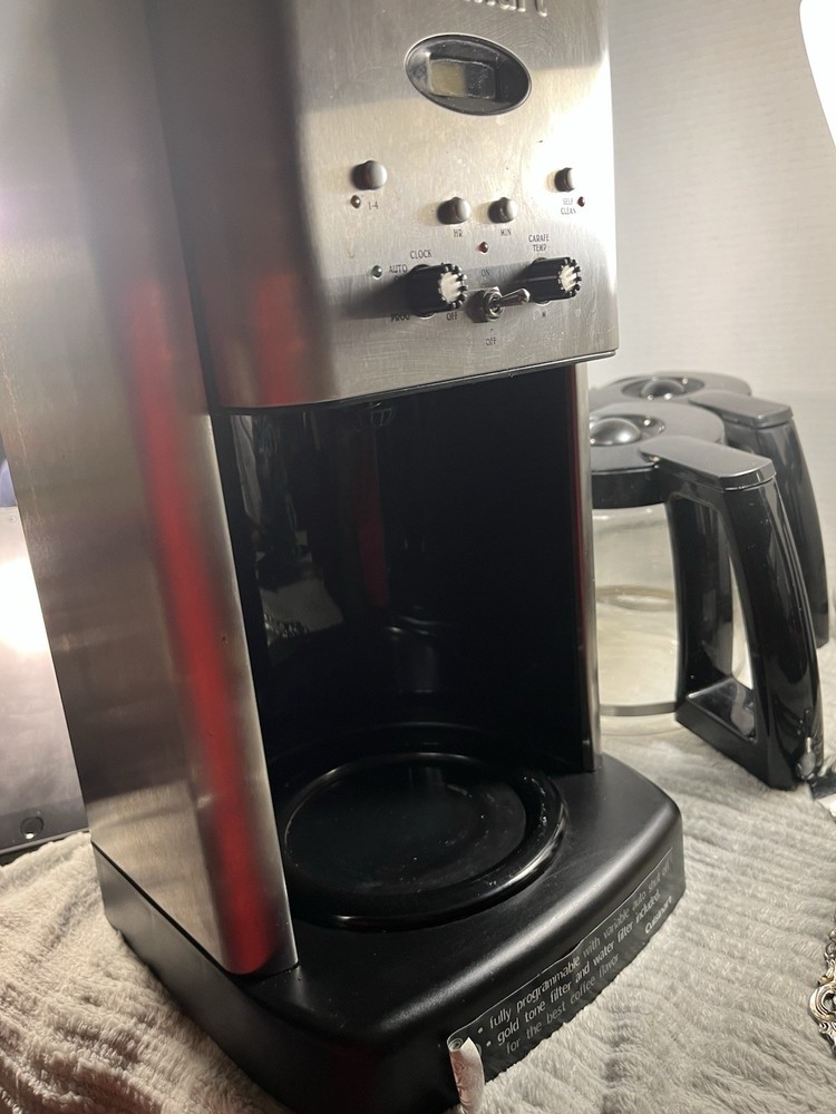 Cuisinart DCC-1200 Brew Central 12-Cup Programmable Coffee Maker Tested Works