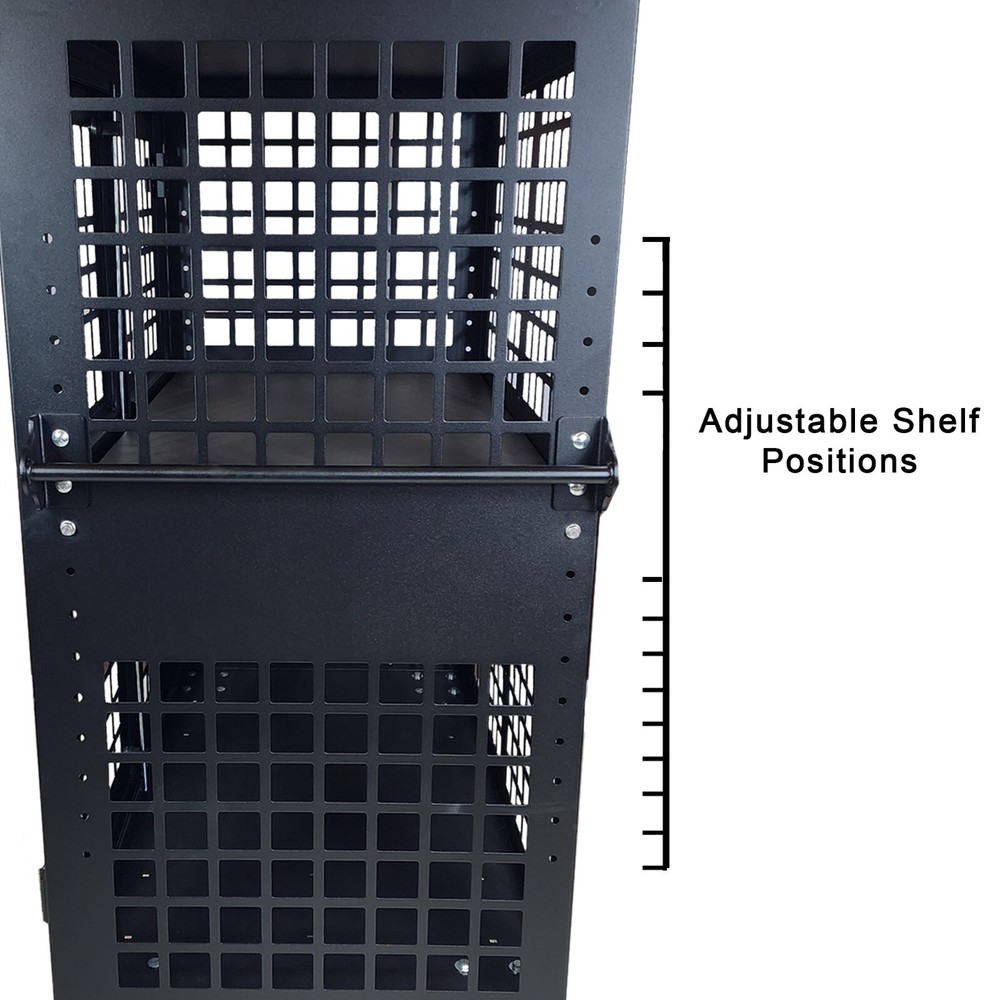 Security Cart 48" x 54" x 25" | Rolling, Locking Security Truck | Adjustable