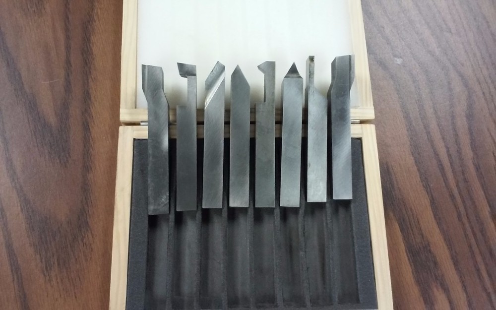 5/16" shank 8pcs/set Solid HSS tool bits offset cranked turning #Z-2662-2002-new