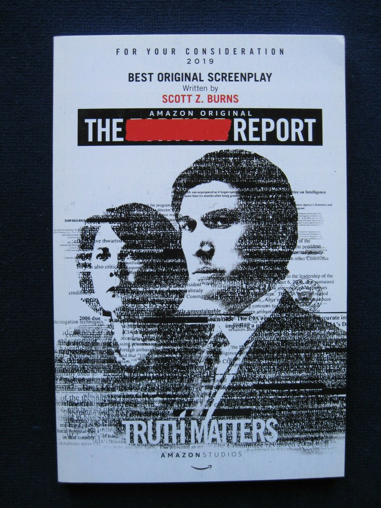 THE REPORT - AMPAS - OSCAR CONSIDERATION SCRIPT - ADAM DRIVER, ANNETTE BENING