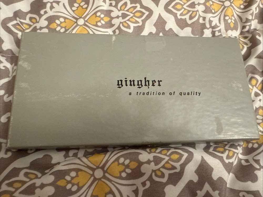 Gingher 7” knife edge scissors in original box