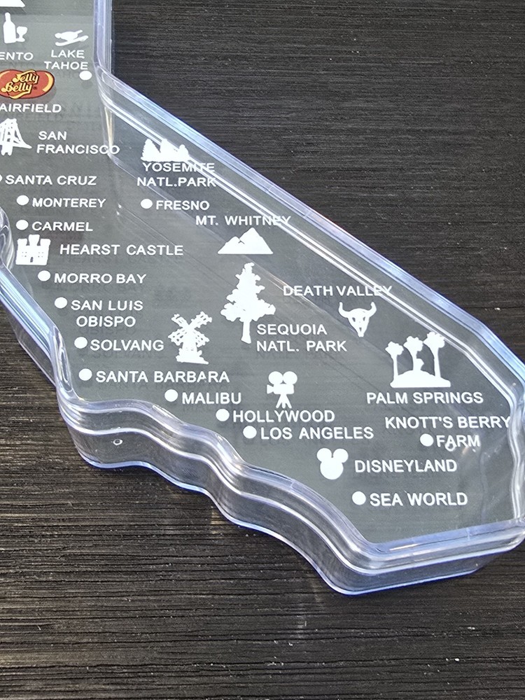 Jelly Belly California candy dish