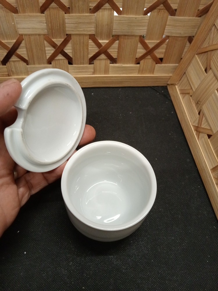 White Vitrified Hotel Ware Basics Sugar Bowl Clasicware