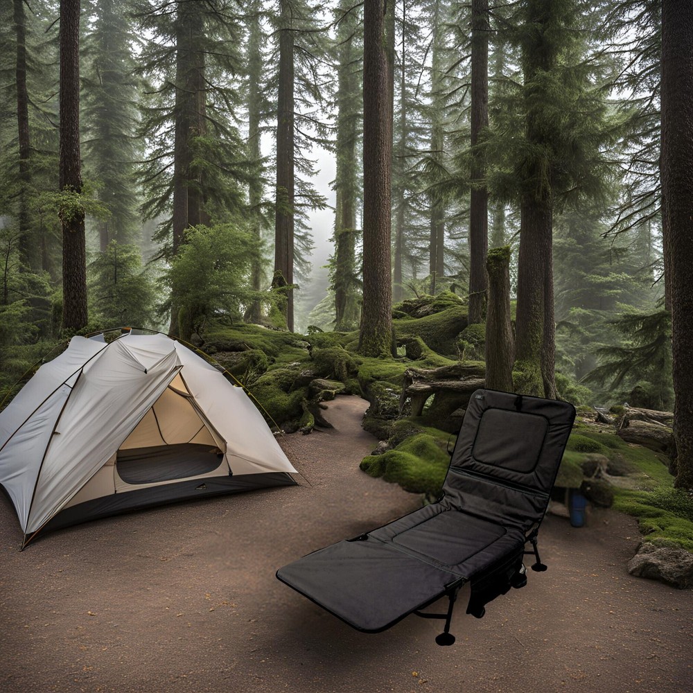 Camp & Go 3 x 7 x 1 ft Black Pack Size 2