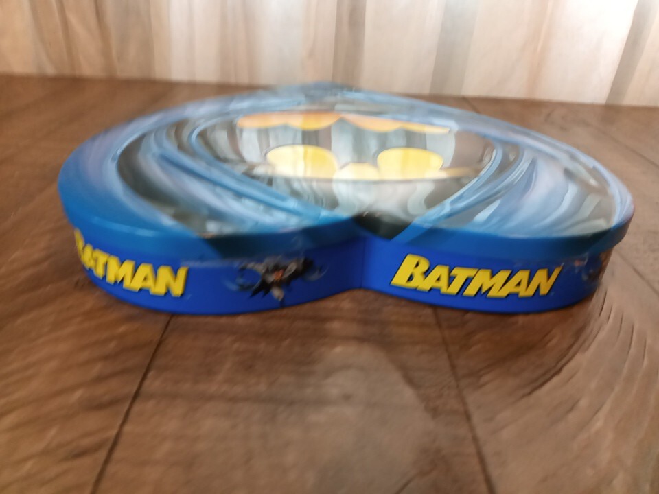 Batman Valentine's Day Heart Shaped Embossed Candy Tin (EMPTY TIN)