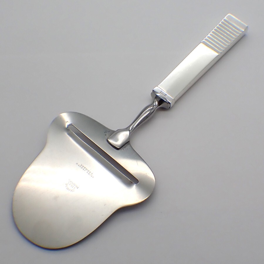 Georg Jensen Parallel Cheese Plain Sterling Silver 1931 Denmark