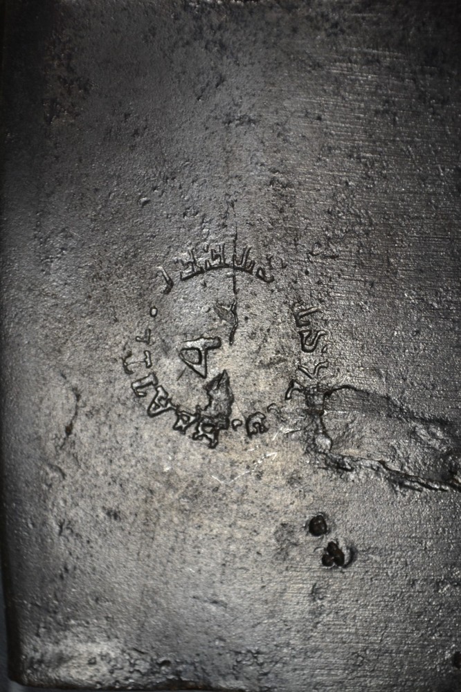 BEATTY - BROAD AXE WITH ANTIQUE HAND MADE HANDLE