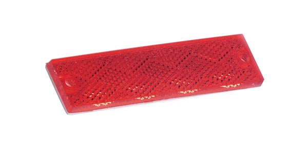 Grote 40132 Red Mini Stick-On / Screw-Mount Rectangular Reflectors