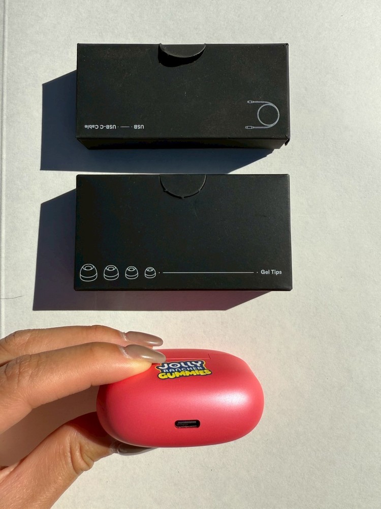 Raycon Everyday Earbuds Plus - Bluetooth True Wireless Jolly ranch pink