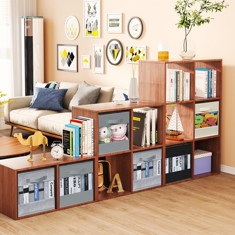 Cube Storage Bin 6 Pack Collapsible Storage Bins Cube Storage Organizer With Win