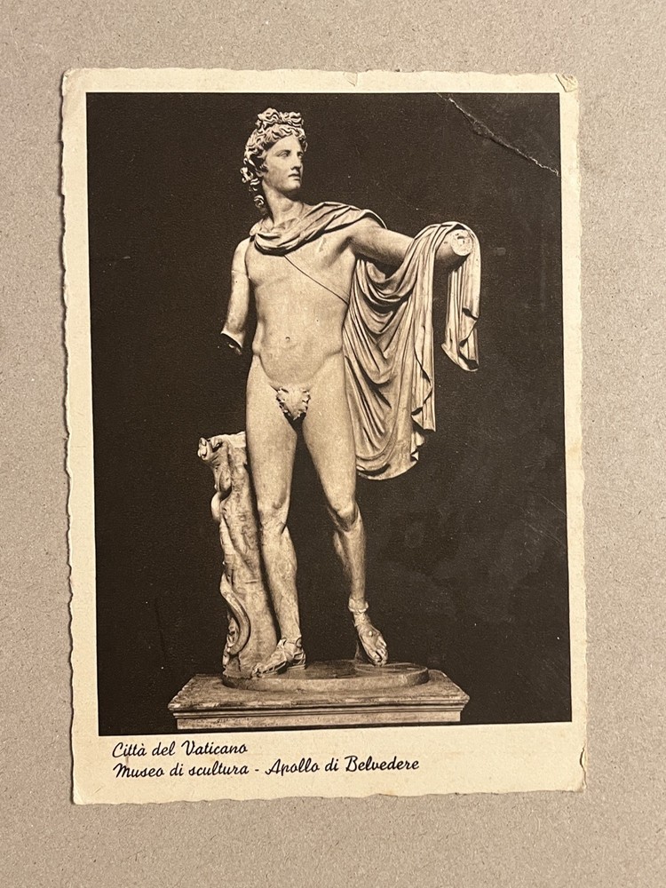 M) Vatican postcard 1939 for Moncalieri